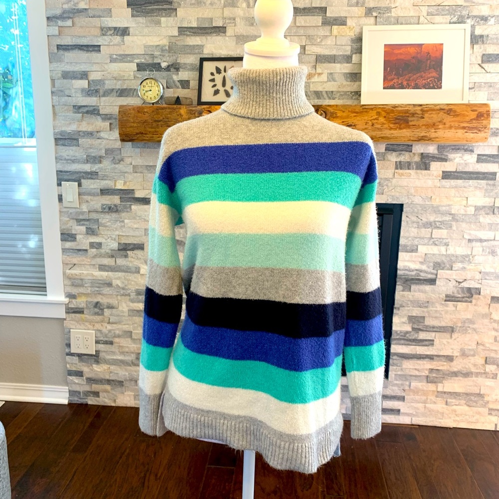 Talbots sweater, multi stripe size SP